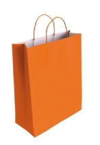 Подаръчна торбичка IPA - Крафт, оранжева, L