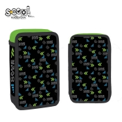Несесер SCOOL® "Game Over" с 2 ципа, 30 части