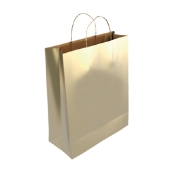 Подаръчна торбичка IPA - Крафт, златиста, L