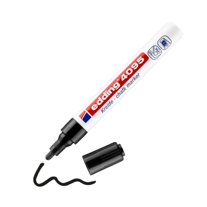Тебеширен маркер edding®4095 за черна дъска и стъкло 2-3 mm