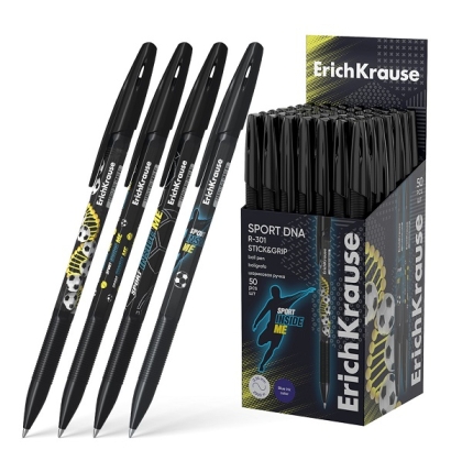 Химикалка ErichKrause® R-301 Sport DNA 0.7 mm (в кутия 50 бр.)