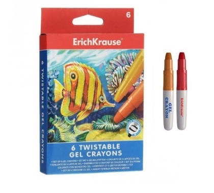 Гел пастели ErichKrause® 6 цвята