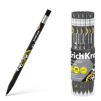 Автоматичен молив ErichKrause Color Touch® Sport DNA с острилка, HB, 2.0 mm (в тубус 24 бр.)