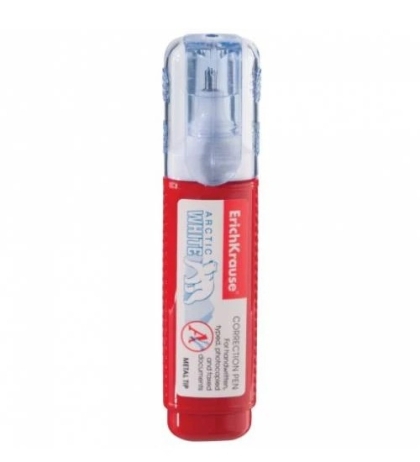 Коректор-химикалка ErichKrause® Arctic white, 12 ml