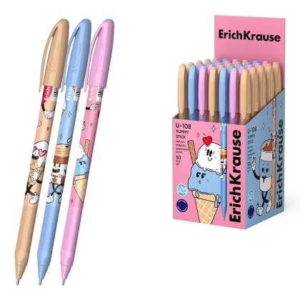 Химикалка ErichKrause® U-108 Yummy 1.0 mm, (кутия 50 бр.)