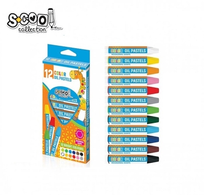 Маслени пастели S-COOL 12 цвята