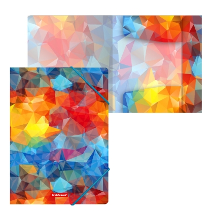 Папка с ластик ErichKrause® Dynamique, A5+