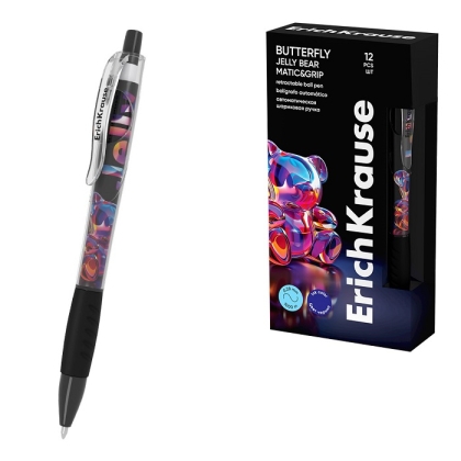 Автоматична химикалка ErichKrause® Jelly Bear 0.7mm (кутия 12 бр.)