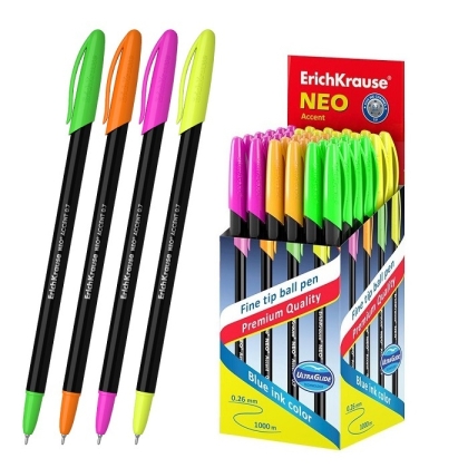 Химикалка ErichKrause Neo® Stick Accent 0.7 mm (в кутия 50 бр.)