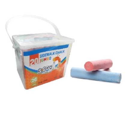 Цветни тебешири  S-COOL 5 цвята, 20 бр.
