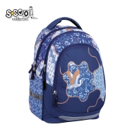 Анатомична раница SCOOL® LIGHT BLUE BIRD