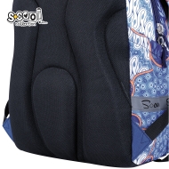Анатомична раница SCOOL® LIGHT BLUE BIRD