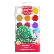 Акварелни бои ErichKrause ArtBerry® с UV защита 18 цвята