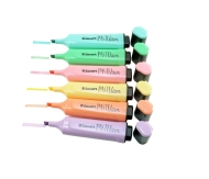 Текст маркер Luxor Pasteliter Highlighter, 6 броя