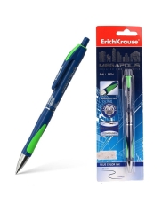 Автоматична химикалка ErichKrause MEGAPOLIS® Matic&Grip 0.7mm, блистер