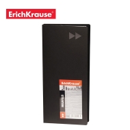 Визитник ErichKrause® Megapollis за 128 визитки - черен
