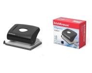 Перфоратор ErichKrause® Elegance Classic, до 20 листа, черен (кутия 1 бр.)