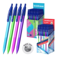 Автоматична химикалка ErichKrause® R-301 Matic Neon, 0.7 mm /в кутия 50 бр./