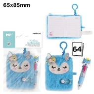 Плюшен мини тефтер MP 65x85mm