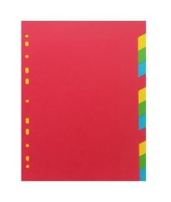 Разделител PP A4, 12 цвята