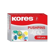 Цветни кабърчета KORES 100 бр. в кутия