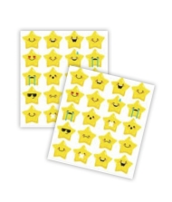 Стикери MP за декорация "Eмотикон Звезди"