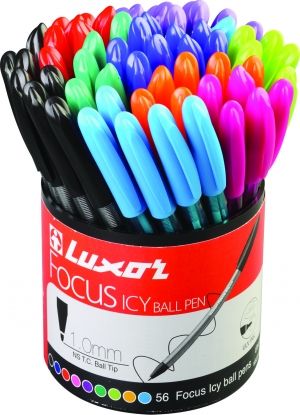 Химикалка Focus Icy  56бр. / микс цветове