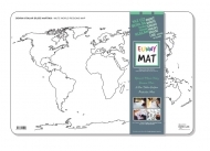 Образователна подложка Funny Mat за оцветяване и бюро 