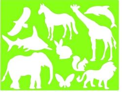 Шаблон за рисуване Ark ЖИВОТНИ