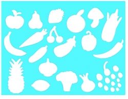 Шаблон за рисуване Ark ПЛОДОВЕ И ЗЕЛЕНЧУЦИ