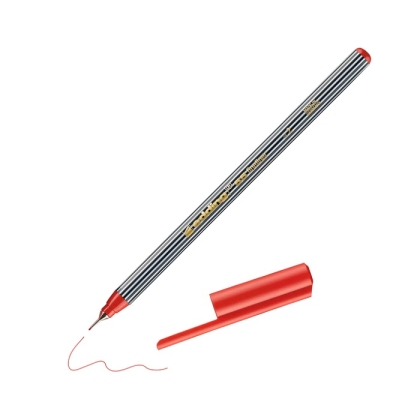 Tънкописец edding®55 Fineliner - 0.3 mm - червен