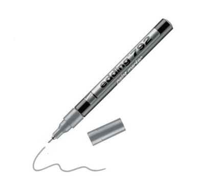 Маркер edding® 792 paint marker 0.8 mm - сребро