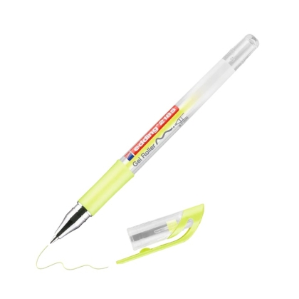 Ролер edding® 2185 gel roller 0.7 mm - 135 pastel yellow