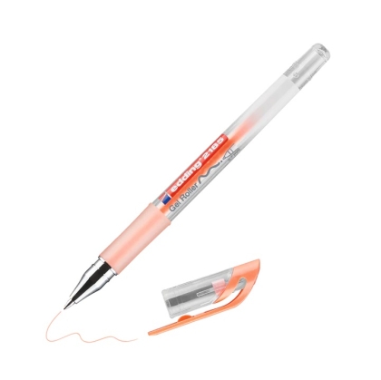 Ролер edding® 2185 gel roller 0.7 mm - 136 pastel orange