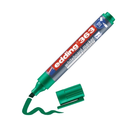 Маркер edding® 363 за бяла дъска - зелен