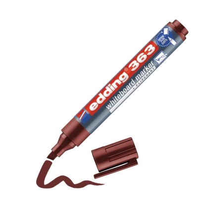Маркер edding® 363 за бяла дъска - кафяв