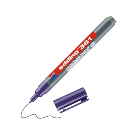 Маркер edding® 361 за бяла дъска - лилав