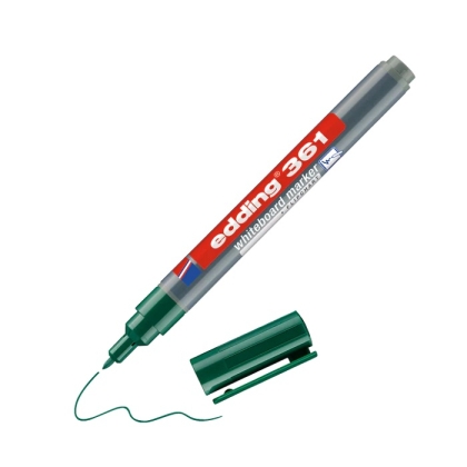 Маркер edding® 361 за бяла дъска - зелен