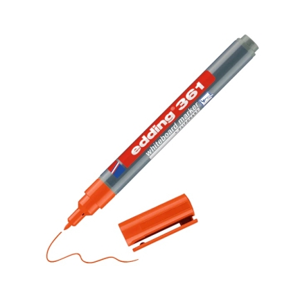 Маркер edding® 361 за бяла дъска - оранжев