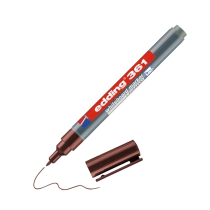Маркер edding® 361 за бяла дъска - кафяв