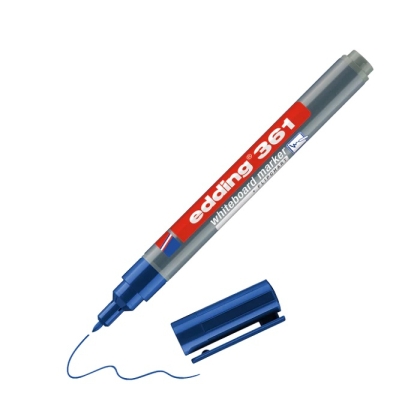 Маркер edding® 361 за бяла дъска - син