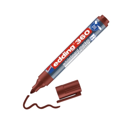 Маркер edding®  360 за бяла дъска - кафяв