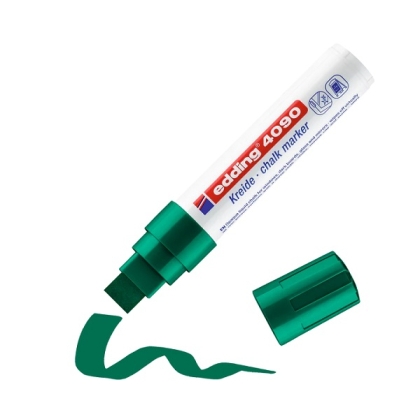 Тебеширен маркер edding®4090 - зелен