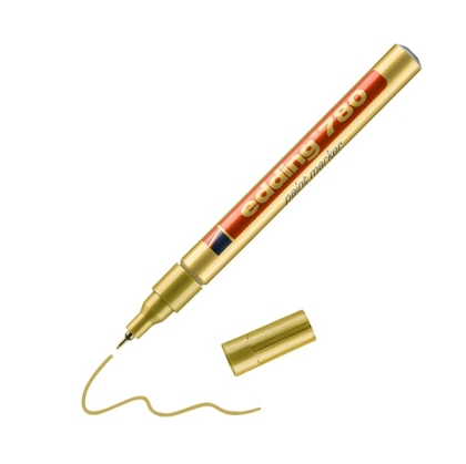 Маркер edding® 780 paint marker, 0.8mm - злато