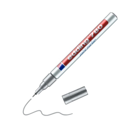 Маркер edding® 780 paint marker, 0.8mm - сребро