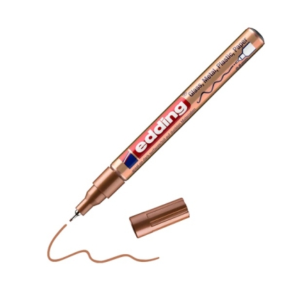 Маркер edding® 780 paint marker, 0.8mm - мед