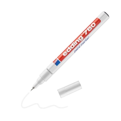 Маркер edding® 780 paint marker, 0.8mm - бял