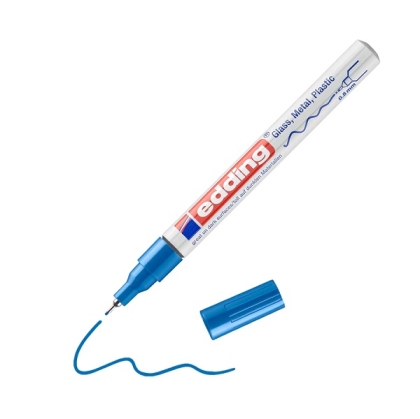 Маркер edding® 780 paint marker, 0.8mm - син