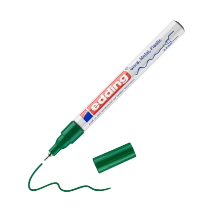 Маркер edding® 780 paint marker, 0.8mm - зелен