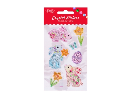 Стикери с кристали DACO - Великденски зайци